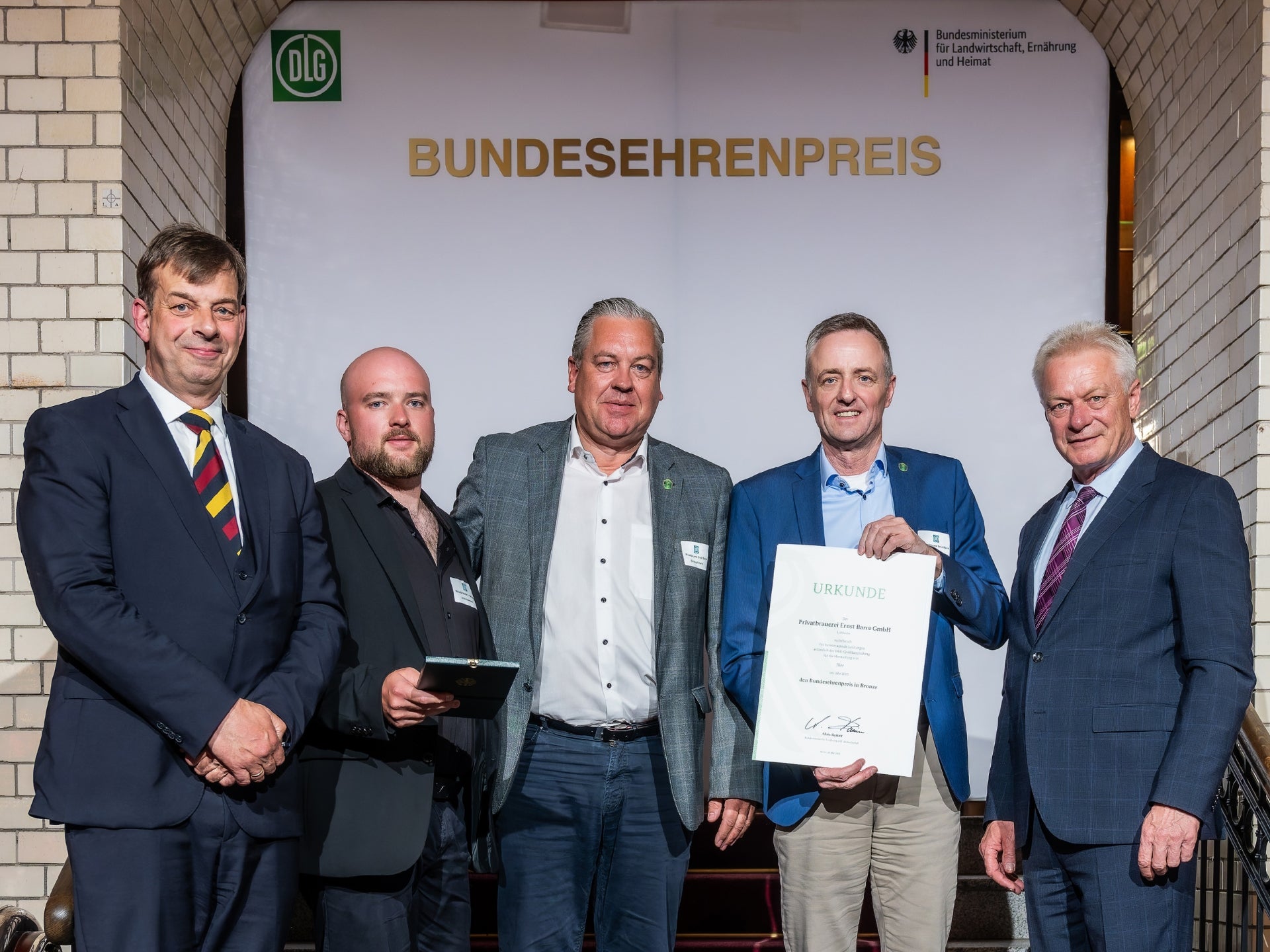 Barre erhält Bundesehrenpreis