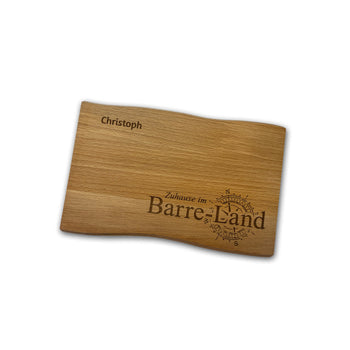 Frühstücksbrett mit Name