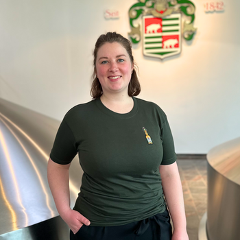 T-Shirt Bügelflasche grün